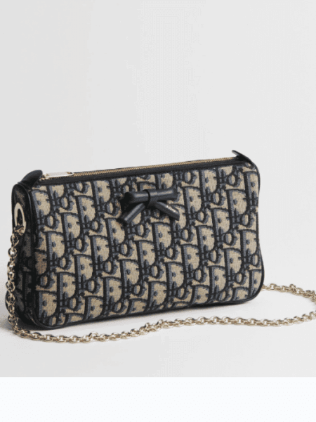 [디올] 오블리크 보우 체인 파우치 S2504OUQY