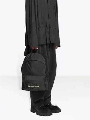 [발렌시아가] 로고 익스팬더블 나일론 백팩 656081