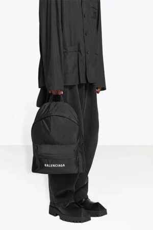 [발렌시아가] 로고 익스팬더블 나일론 백팩 656081