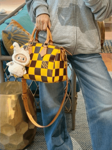 [루이비통] 스피디 50 반둘리에 다미에 팝 N40578