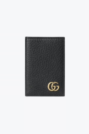 [구찌] GG 마몽 레더 카드 케이스 547075