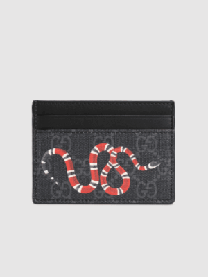 [구찌]  베스트리에 킹스네이크 프린트 카드 케이스 지갑 451277 K541N 1058