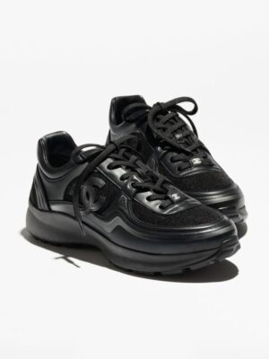 [샤넬] 카프스킨, 메시 스니커즈 (2 COLORS)