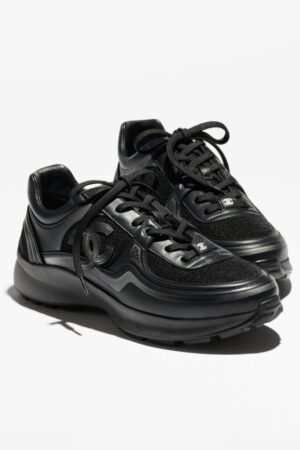 [샤넬] 카프스킨, 메시 스니커즈 (2 COLORS)