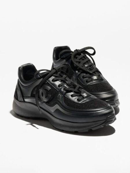 [샤넬] 카프스킨, 메시 스니커즈 (2 COLORS)