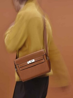 [에르메스] 켈리 Messenger 32cm Berlin/ Gold - Silver