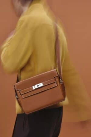 [에르메스] 켈리 Messenger 32cm Berlin/ Gold - Silver