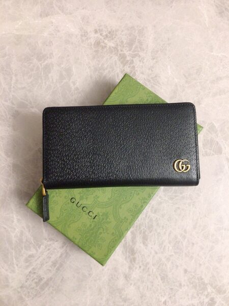 [구찌] 마몬트 지퍼 장지갑