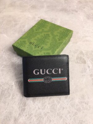 [구찌] 로고 프린트 반지갑