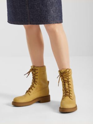 [펜디] Fendi Filo 레더 컴뱃 부츠