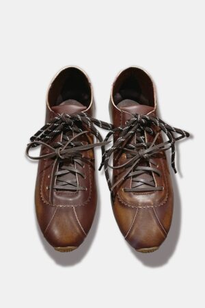 [미우미우] 26SS 플룸 레더 스니커즈 (4 COLORS)