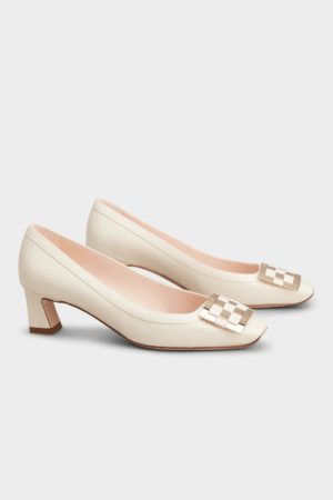 [로저비비에] 트럼펫 메탈 버클 펌프스 (2 COLORS)