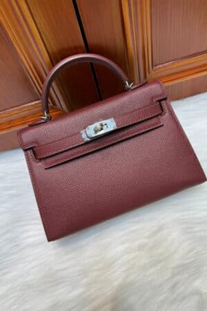 [에르메스] 켈리 19cm Epsom Silver (10 Colors)