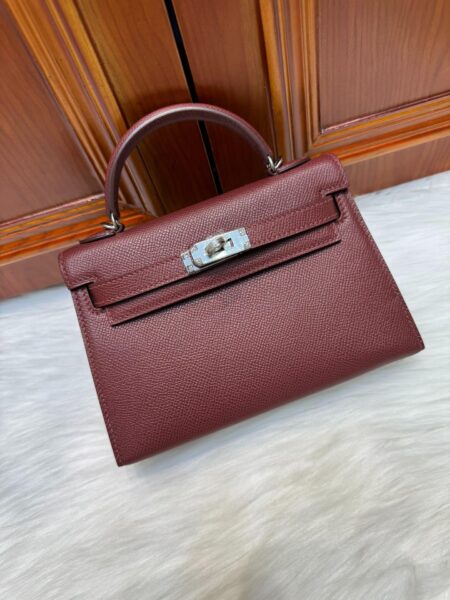 [에르메스] 켈리 19cm Epsom Silver (10 Colors)