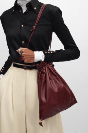 [셀린느] 스몰 크리스탈 파우치 - 램스킨 123662J79