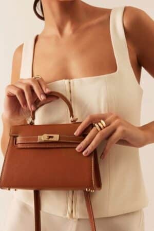 [에르메스] 켈리 19cm Epsom Gold (16 Colors)