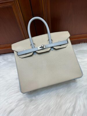 [에르메스] 버킨 25cm Chevre - Silver ( 2 Colors)