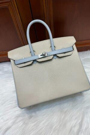 [에르메스] 버킨 25cm Chevre - Silver ( 2 Colors)