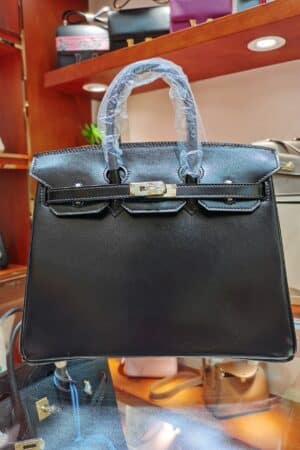 [에르메스] 버킨 25cm Box Calf/ Noir - Gold