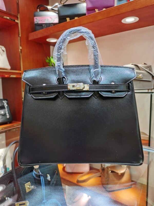 [에르메스] 버킨 25cm Box Calf/ Noir - Gold