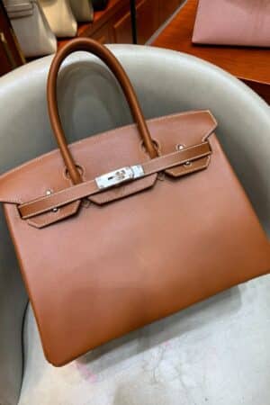 [에르메스] 버킨 30cm Barenia Natura Silver (2 Colors)