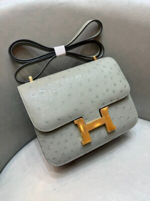 [에르메스] 콘스탄스 19cm Ostrich Gold (2 Colors)