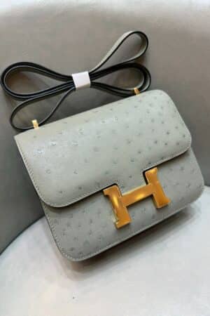 [에르메스] 콘스탄스 19cm Ostrich Gold (2 Colors)