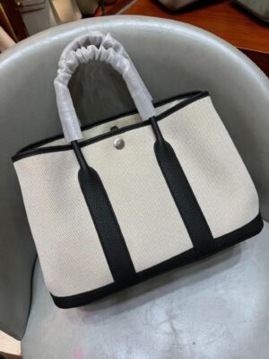 [에르메스] 가든파티 30cm Togo/ Noir