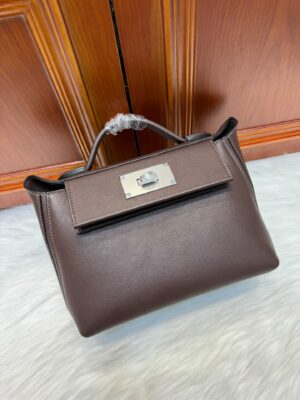 [에르메스] 24/24 Mini 21cm Swift/ Rouge Sellier - Silver