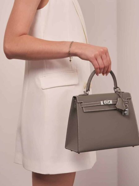 [에르메스] 켈리 25cm Epsom Silver (7 Colors)