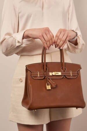 [에르메스] 버킨 30cm Barenia Faubourg Gold (2 Colors)