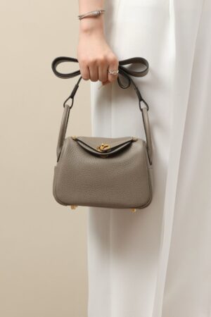 [에르메스] 린디 Mini 19cm Clemence Gold (11 Colors)