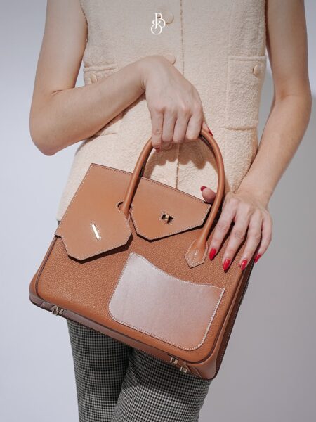 [에르메스] 버킨 Desordre 30cm Togo and Swift/ Gold