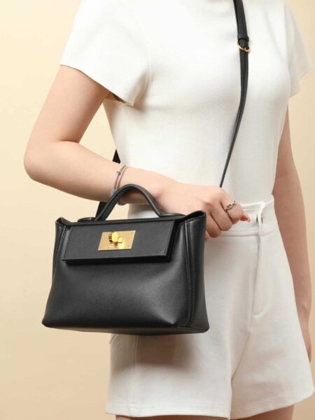 [에르메스] 24/24 Mini 21cm Evercolor/Swift Gold (3 Colors)