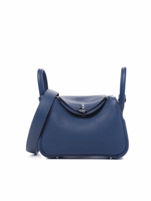 [에르메스] 린디  Mini 19cm Taurillon Clemence Silver (11 Colors)