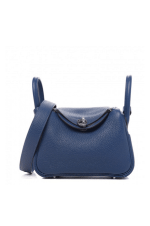 [에르메스] 린디  Mini 19cm Taurillon Clemence Silver (11 Colors)