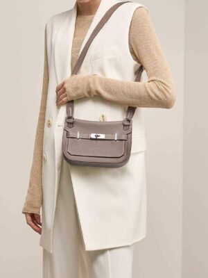 [에르메스] 집시에르 23cm Swift/ Etoupe - Silver