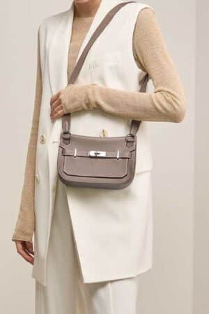 [에르메스] 집시에르 23cm Swift/ Etoupe - Silver