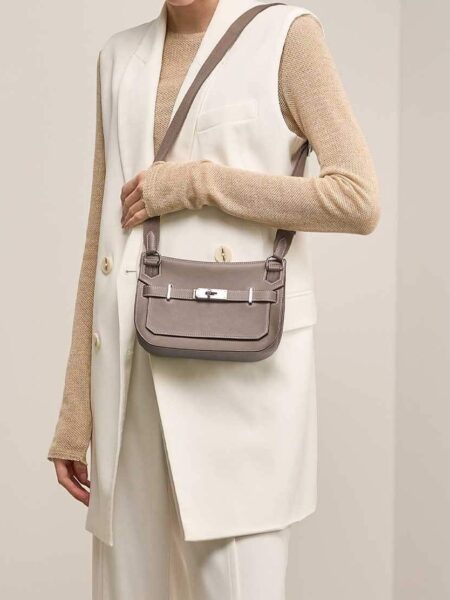 [에르메스] 집시에르 23cm Swift/ Etoupe - Silver