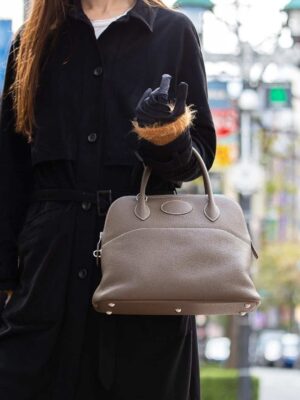 [에르메스] 볼리드 1923 31cm Epsom Silver (3 Colors)