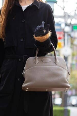 [에르메스] 볼리드 1923 31cm Epsom Silver (3 Colors)