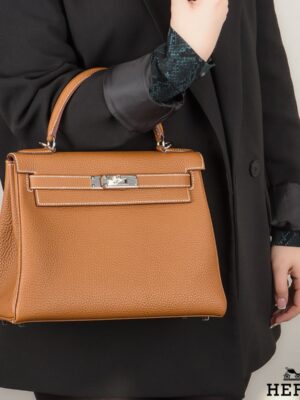 [에르메스] 켈리 28cm Togo Silver (4 Colors)