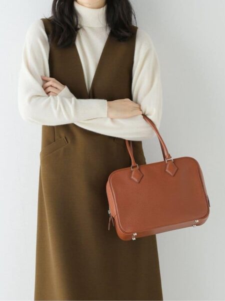 [에르메스] 플룸 28cm Togo Silver (2 Colors)