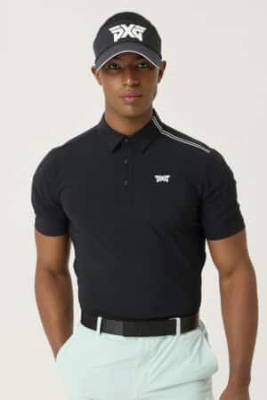 [PXG] 남성 여름 원 포인트 카라 숏 슬리브 티셔츠 PJMCM222721 (2 COLORS)