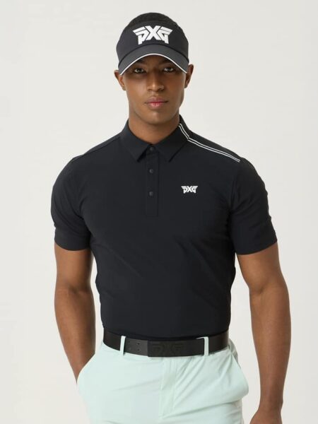 [PXG] 남성 여름 원 포인트 카라 숏 슬리브 티셔츠 PJMCM222721 (2 COLORS)