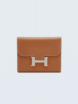 [에르메스] Constance 슬림 지갑 Epsom - Silver (2 COLORS)