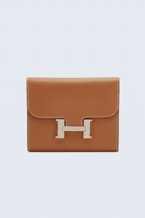 [에르메스] Constance 슬림 지갑 Epsom - Silver (2 COLORS)