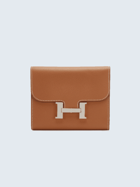 [에르메스] Constance 슬림 지갑 Epsom - Silver (2 COLORS)