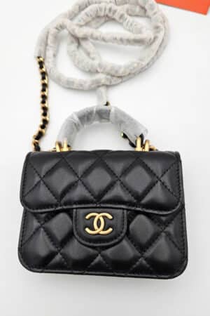 [매장 상품] 샤넬 플랩 탑핸들 미니 코인펄스 ap2200