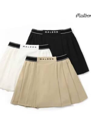 [말본] 플리츠 골프 스커트 (3 COLORS)